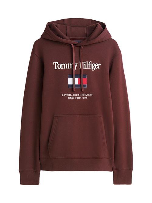 felpa c/cappuccio Tommy Hilfiger | MW0MW42735HJT